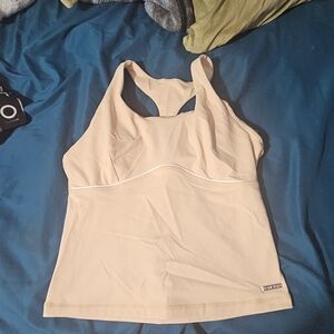 Onset Beige Athletic Tank Top